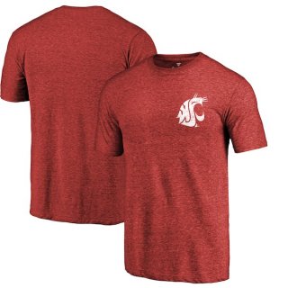 Washington-State-Cougars-Fanatics-Branded-Cardinal-Heather-Left-Chest-Distressed-Logo-Tri-Blend-T-Shirt