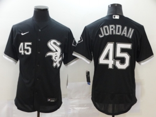 White-Sox-45-Michael-Jordan-Black-2020-Nike-Flexbase-Jersey