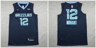 Grizzlies-12-Ja-Morant-Navy-Nike-Authentic-Jersey