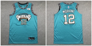 Grizzlies-12-Ja-Morant-Green-Nike-Authentic-Jersey