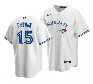 Men's Toronto Blue Jays #15 Whit Merrifield White Cool Base Stitched Jersey