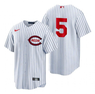 Men's Cincinnati Reds #5 Johnny Bench 2022 White Field Of Dreams Stitched Baseball Jersey