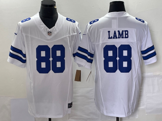 Dallas Cowboys #88 lamb white new collar jersey