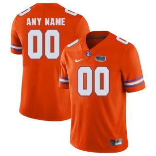 Florida-Gators-Men's-Orange-Customized-College-Football-Jersey