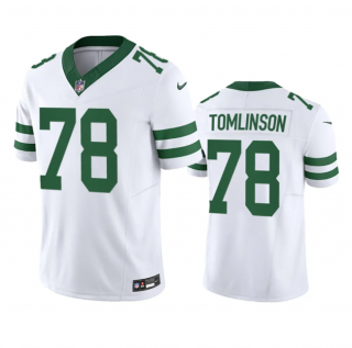 New York Jets #78 Laken Tomlinson White 2023 F.U.S.E. Vapor Limited Throwback
