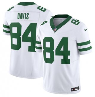New York Jets #84 Corey Davis White 2023 F.U.S.E. Vapor Limited Throwback Stitched