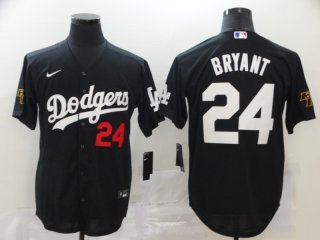 Los Angeles Dodgers #24 black jersey