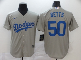 Dodgers-50-Mookie-Betts-Royal-Gray-2020-Nike-Cool-Base-Jersey
