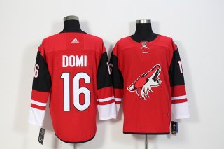 Coyotes-16-Max-Domi-Red-Adidas-Jersey