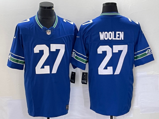 Seattle Seahawks #27 throwback limited jersey