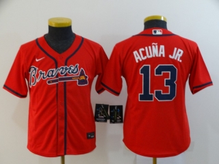 Braves-13-Ronald-Acuna-Jr.-Red-Youth-2020-Nike-Cool-Base-Jersey