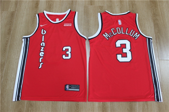 Blazers-3-C.J.-McCollum-Red-Nike-Swingman-Jersey