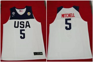 Team-USA-5-Mitchell-White-2016-Olympics-Basketball-Swingman-Jersey