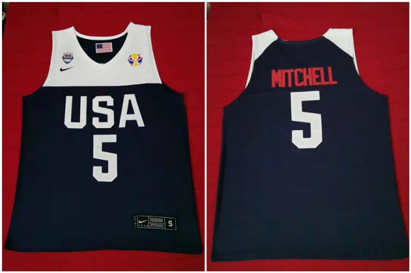 Team-USA-5-Mitchell-Navy-2016-Olympics-Basketball-Swingman-Jersey