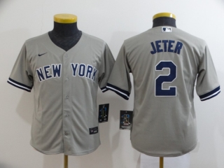 Yankees-2-Derek-Jeter-Gray-Youth-2020-Nike-Cool-Base-Jersey