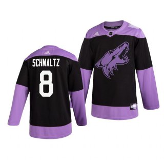 Coyotes-8-Nick-Schmaltz-Black-Purple-Hockey-Fights-Cancer-Adidas-Jersey