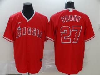 Angels-27-Mike-Trout-Red-2020-Nike-Cool-Base-Jersey