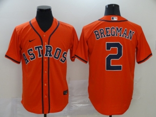 Astros-2-Alex-Bregman-Orange-2020-Nike-Cool-Base-Jersey