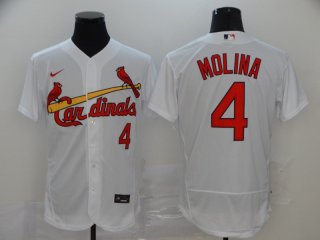 St. Louis Cardinals #4 white nike jersey