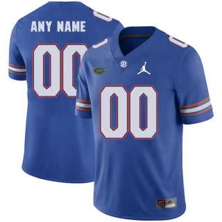 Florida-Gators-Men's-Customized-Blue-College-Football-Jersey