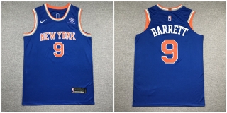 Knicks-9-R.J.-Barrett-Blue-Nike-Authentic-Jersey