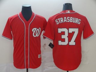 Nationals-37-Stephen-Strasburg-Red-Cool-Base-Jersey