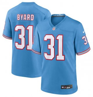Tennessee Titans #31 Kevin Byard Light Blue Throwback Player Stitched Game