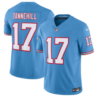 Tennessee Titans #17 Ryan Tannehill Light Blue 2023 F.U.S.E. Vapor Limited
