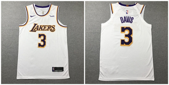 Lakers-3-Anthony-Davis-White-Nike-Authentic-Jersey