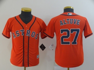 Astros-27-Jose-Altuve-Orange-Youth-Cool-Base-Jersey