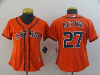 Astros-27-Jose-Altuve-Orange-Women-Cool-Base-Jersey