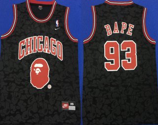 Bulls-93-Bape-Black-Nike-Swingman-Jersey