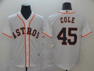 Astros-45-Gerrit-Cole-White-Cool-Base-Jersey