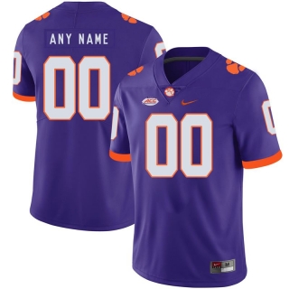 Clemson-Tigers-Purple-Men's-Customized-Nike-College-Football-Jersey