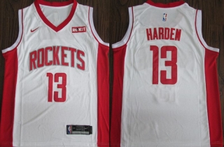 Rockets-13-James-Harden-White-Nike-Retro-Swingman-Jersey