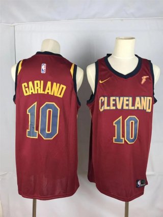 Cavaliers-10-Darius-Garland-Red-Nike-Swingman-Jersey