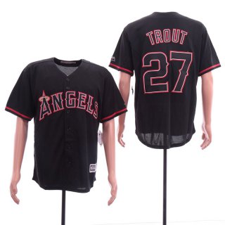 Angels-27-Mike-Trout-Black-Cool-Base-Jersey