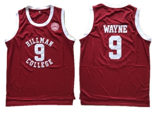Hillman-College-Theater-Dwayne-Wayne-Red-Mesh-Stitched-Movie-Jersey