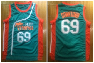 Flint-Tropics-69-Downtown-Malone-Green-Semi-Pro-Movie-Stitched-Basketball-Jersey