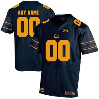 California-Golden-Bears-Navy-Men's-Customized-College-Football-Jersey