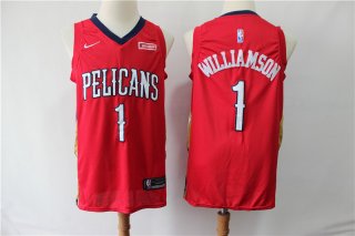 Pelicans-1-Zion-Williamson-Red-Nike-Swingman-Jersey