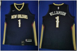 Pelicans-1-Zion-Williamson-Navy-Nike-Swingman-Jersey