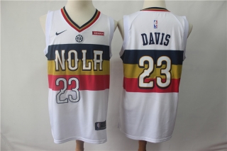 Pelicans-23-Anthony-Davis-White-2018-19-Earned-Edition-Nike-Swingman-Jersey