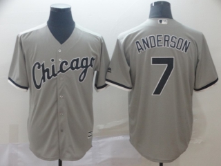 White-Sox-7-Tim-Anderson-Gray-Cool-Base-Jersey