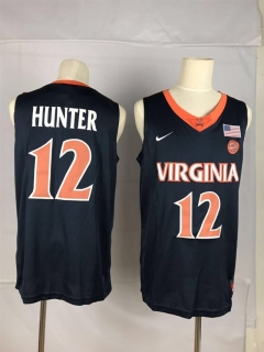 Virginia-Cavaliers-12-DeAndre-Hunter-Navy-College-Basketball-Jersey