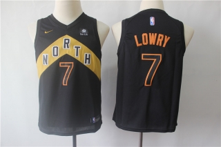 Raptors-7-Kyle-Lowry-Black-Youth-City-Edition-Nike-Swingman-Jersey