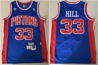 Pistons-33-Grant-Hill-Blue-Mesh-Hardwood-Classics-Jersey