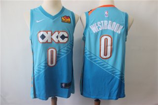 Thunder-0-Russell-Westbrook-Turquoise-City-Edition-Nike-Swingman-Jersey