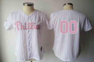 Philadelphia-Phillies-Blank-White-Pink-Strip-Women-Custom-Jerseys-6419-35189