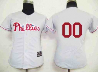 Philadelphia-Phillies-Blank-Grey-Women-Custom-Jerseys-2553-10285